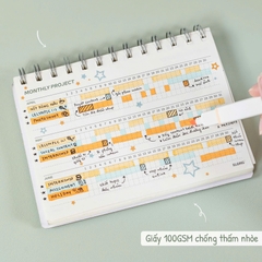 Sổ kế hoạch lò xo KLong 945 14.8x21cm 200 trang 72.4gsm, Sổ ghi chép, Sổ ghi chú (60)