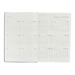 Sổ lịch Planner NT A5-25 14x21cm 224 trang, Sổ tay lịch năm 2026, Sổ kế hoạch, Sổ ghi chú theo ngày
