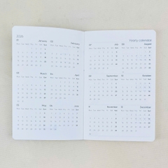 Sổ lịch Planner NT B7-25 9x14cm 144 trang, Sổ tay lịch năm 2026, Sổ kế hoạch, Sổ ghi chú theo ngày