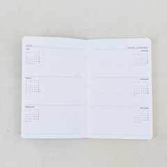 Sổ lịch Planner NT B7-25 9x14cm 144 trang, Sổ tay lịch năm 2026, Sổ kế hoạch, Sổ ghi chú theo ngày