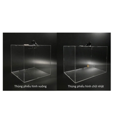 Thùng phiếu mica Enter H02 / H12 20x30x20cm