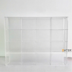 Kệ trưng bày mica Enter TB802 275x70x350mm 16 ô