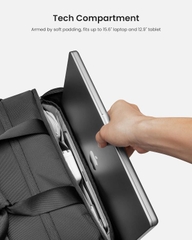 Túi Du Lịch Chống Nước TOMTOC (USA) NAVIGATOR-T31 Travel Duffel Black T31M1D1