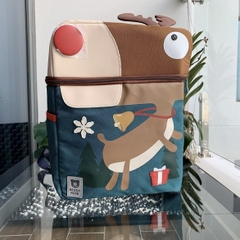 Balo Chống Gù Lớp 1-3 BEDDYBEAR Cute Bag Họa Tiết Tuần Lộc Cho Bé YE-TUANLOC