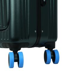 Bộ 8 vòng cao su bảo vệ bánh xe vali STARGO Mollis - Silicone co giãn giảm tiếng ồn, dễ sử dụng, dễ vệ sinh