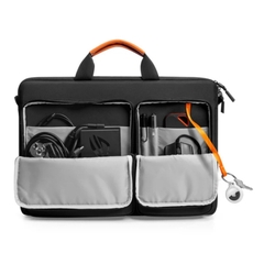 Cặp / Túi đeo chéo chống sốc laptop 17 inch TOMTOC Defender A42 Briefcase - A42G1D1 mỏng nhẹ, đai gài vali