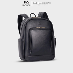 Balo da laptop 13 inch FADODA FBA15 - Thanh lịch, nhỏ gọn, vintage, nhiều ngăn, chống thấm, chống bong tróc