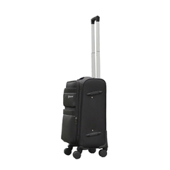 [CHÍNH HÃNG] Vali kéo vải HÙNG PHÁT 891 size xách tay cabin 20 inch - Nới rộng 25%, khóa 3 số, nhiều ngăn, trượt nước