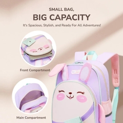 Balo mẫu giáo / lớp 1 SUN EIGHT Mailz 22250 đáng yêu cho bé trai bé gái - Rộng rãi, gọn nhẹ, đai ngực, trượt nuớc