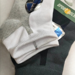 Vớ (tất) thể thao ATINTA nam cổ thấp 009 - Ngang mắt cá chân, cotton khử mùi, thấm hút - Vớ Nam Thành