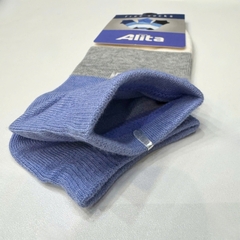 Vớ (tất) ALITA thể thao nam nữ cổ ngắn 026 - Phối màu, cotton cao cấp khử mùi, thấm hút - Vớ Nam Thành
