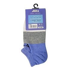 Vớ (tất) ALITA thể thao nam nữ cổ ngắn 026 - Phối màu, cotton cao cấp khử mùi, thấm hút - Vớ Nam Thành