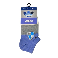 Vớ (tất) ALITA thể thao nam nữ cổ ngắn 026 - Phối màu, cotton cao cấp khử mùi, thấm hút - Vớ Nam Thành