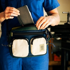 Túi đeo chéo TOPO DESIGNS Block Bag 3.5L - Siêu nhẹ chỉ 28g, nhiều ngăn, vải tái chế, túi EDC - 84033685
