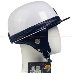 Mũ bảo hiểm 1/2 đầu dây thừng NAPOLI N120 - MBH nửa đầu dáng snapback thời trang chắc chắn, chịu va đập tốt