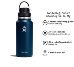 Bình giữ nhiệt Hydro Flask 32 oz Wide Flex Chug Cap