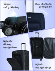 Vali Vải 20 inch xách tay HÙNG PHÁT 022