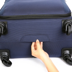 Vali kéo vải LUGBRO Air Pro Max 2.9 kg 24 inch siêu nhẹ có thể nới rộng 6cm, dây kéo chống thủng, khóa TSA