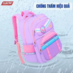 Balo chống gù dành cho bé gái học sinh tiểu học HASUN HS 2547