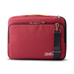 Túi chống sốc đeo chéo laptop 14 inch MR VUI 014 đệm lót dày dặn, chống thấm nước, có đai gài cần kéo vali