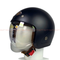 Mũ bảo hiểm 3/4 đầu kính âm CKC 709 - MBH giấu kính ĐỨC HUY unisex hiện đại chuẩn an toàn, chịu va đập mạnh