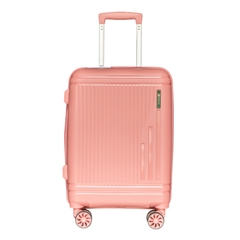 Vali kéo nhựa TRAVELKING 8802 size xách tay cabin 19 inch - Chống rạch, nới rộng 25%, khóa TSA, sạc USB