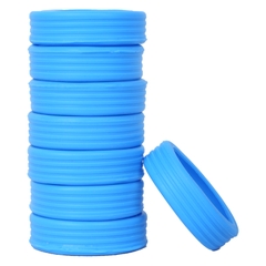 Bộ 8 vòng cao su bảo vệ bánh xe vali STARGO Mollis - Silicone co giãn giảm tiếng ồn, dễ sử dụng, dễ vệ sinh