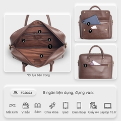 Cặp da công sở Laptop 13 inch FADODA FCD305