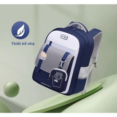 Balo chống gù SUN EIGHT S-22280 cho bé trai bé gái học sinh tiểu học, cấp 2 - Bảo vệ cột sống, hiện đại