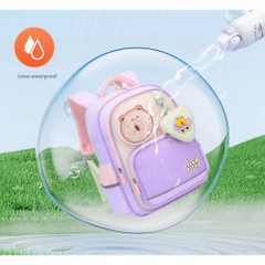Balo chống gù SUN EIGHT S-22286 cho bé trai bé gái học sinh tiểu học lớp 2 3 4 5 - Bảo vệ cột sống, hiện đại