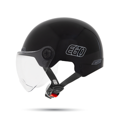 Mũ bảo hiểm 1/2 đầu EGO E-21 có kính - MBH nửa đầu an toàn, có khe thông gió, núm tăng chỉnh size linh hoạt