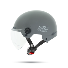 Mũ bảo hiểm 1/2 đầu EGO E-21 có kính - MBH nửa đầu an toàn, có khe thông gió, núm tăng chỉnh size linh hoạt