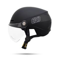 Mũ bảo hiểm 1/2 đầu EGO E-23 có kính vòng đầu lớn - MBH nửa đầu thoáng khí, an toàn, có núm điều chỉnh size