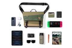 TÚI ĐEO CHÉO TOMTOC (USA) SLASH-T27 SHOULDER BAG GREEN T27S1T1GC