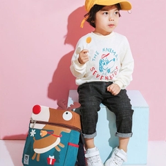 Balo Chống Gù Lớp 1-3 BEDDYBEAR Cute Bag Họa Tiết Tuần Lộc Cho Bé YE-TUANLOC
