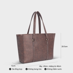 Túi xách nữ công sở laptop 15.6 inch FADODA FTX17 - Vintage, Dung tích lớn, Chống thấm nước