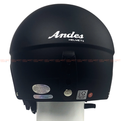 Mũ bảo hiểm 1/2 đầu ANDES 3S109 không kính - MBH nửa đầu hiện đại, chống va đập, chắc chắn, ngăn ngừa bệnh da đầu