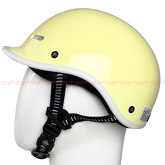 Mũ bảo hiểm cá heo 1/2 đầu ĐỨC HUY CKC 011 - MBH nửa đầu chuẩn an toàn, thoáng khí, năng động, thời trang