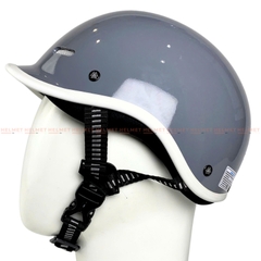 Mũ bảo hiểm cá heo 1/2 đầu ĐỨC HUY CKC 011 - MBH nửa đầu chuẩn an toàn, thoáng khí, năng động, thời trang