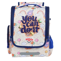 Balo chống gù Học Sinh Tiểu Học SAKOS KID JOLLY - BH Dài Hạn