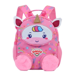 Balo Mẫu Giáo Trẻ Em Hình Thú SAKOS LOLLIPOP - Họa Tiết Dễ Thương Cho Bé - BH Dài Hạn