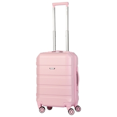 Vali kéo nhựa SAKOS Avenir size S xách tay 20 inch có ngăn nới rộng - Cổng sạc USB - Khóa TSA