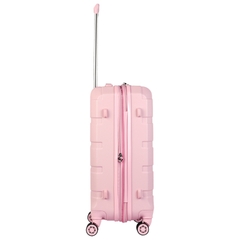 Vali kéo nhựa SAKOS Avenir size M ký gửi 24 inch có ngăn nới rộng - Cổng sạc USB - Khóa TSA