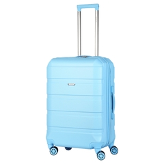 Vali kéo nhựa SAKOS Avenir size M ký gửi 24 inch có ngăn nới rộng - Cổng sạc USB - Khóa TSA