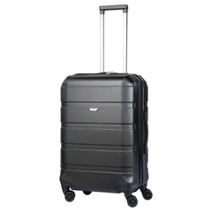 Vali kéo nhựa SAKOS Avenir size M ký gửi 24 inch có ngăn nới rộng - Cổng sạc USB - Khóa TSA