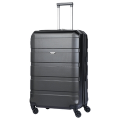 Vali kéo nhựa SAKOS Avenir size L ký gửi 28 inch có ngăn nới rộng - Cổng sạc USB - Khóa TSA