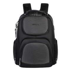 Balo doanh nhân laptop 15.6 inch SAKOS Impona mở rộng 90 độ có cổng sạc USB, tag tên, đai gài cần kéo vali