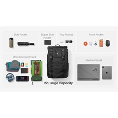 Balo TOMTOC VINTPACK TA1 Laptop Backpack Dành Cho MacBook 16 inch Sức Chứa Lớn 22L
