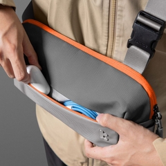 Túi Đeo Chéo TOMTOC Lightweight Codura Sling Bag T21S1G1 Gray
