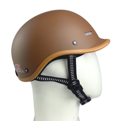 Mũ bảo hiểm cá heo 1/2 đầu ĐỨC HUY CKC 011 - MBH nửa đầu chuẩn an toàn, thoáng khí, năng động, thời trang